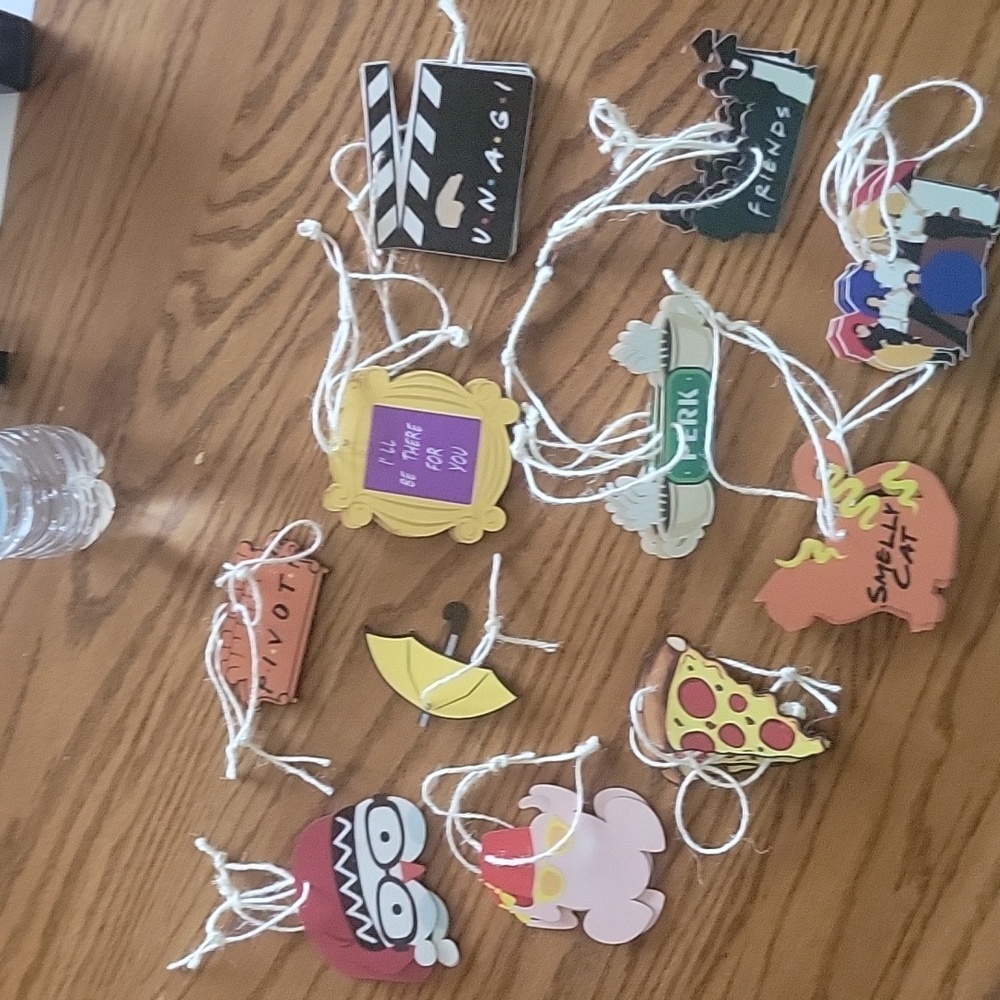 FRIENDS christmas ornaments